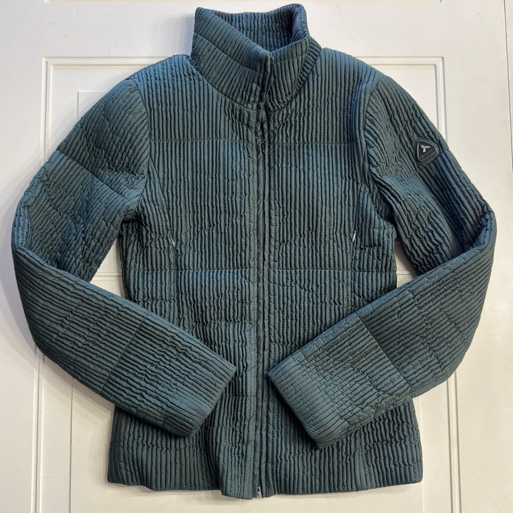 Breach Seventh Sense NWOT Women’s Sz M Green Ribbed Winter Jacket Coat